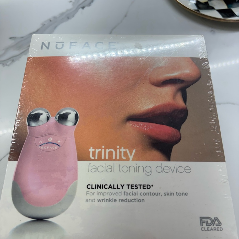 NuFace Facial Toning Device - Pink and Silver